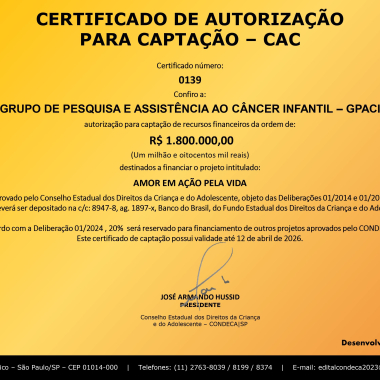 Foto 1 de Saiba como ajudar o GPACI com o Imposto de Renda