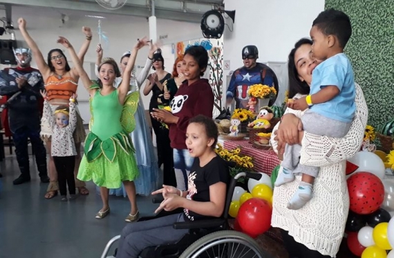 Aconteceu a Festa Junina para os pacientes do GPACi no buffet infantil Villa Kids.