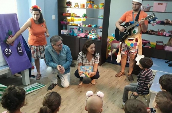 Recebemos a visita dos autores do livro 