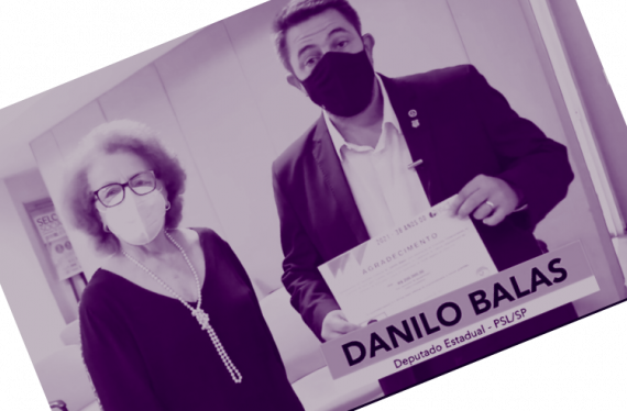 Visita do deputado estadual  Danilo Balas