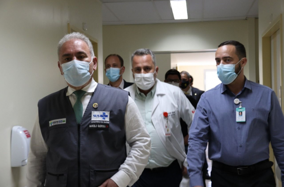 Por intermédio do Deputado Federal Capitão Derrite, o Hospital GPACI recebeu a visita do Ministro de Estado da Saúde, Sr. Marcelo Queiroga
