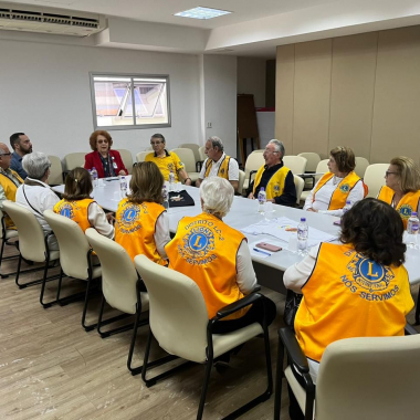 Foto 1 de No último dia 30/06/2023 recebemos no GPACI representantes do Lions