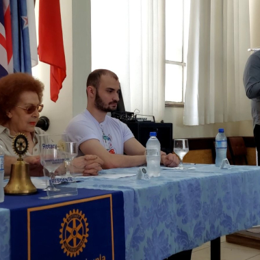 Foto 1 de GPACI fez os agradecimentos por todas as doações recebidas, desse importante Clube de Serviços.